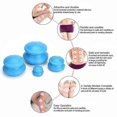 thumbnail image 5 of Pack Of 4 Chinese Acupuncture Rubber Cupping Vacuum Massage Cellulite Therapy, 5 of 5