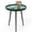 Green, variant on Costway 20" Round End Table Mid-century Modern Coffee Table with Sea Shell Decoration