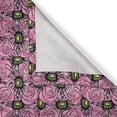 thumbnail image 6 of Ambesonne Garden Art Grommet Curtain, Roses and Gerbera, 50" x 54", Pink Pale Green, 6 of 6