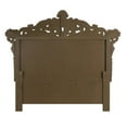 thumbnail image 6 of Acme Constantine Eastern King Bed Synthetic Leather, Light Gold, Brown & Gold, 6 of 10