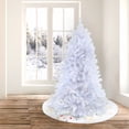 thumbnail image 4 of National Tree Company 6.5 ft. Pre-Lit Artificial Christmas Tree, White, Millville, 400 Dual Color® LED Lights, PowerConnect System, Foot Switch, 10 Functions, Includes Stand, 4 of 5