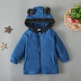 thumbnail image 2 of MuZeFu Fall and Winter Jacket for Juniors Toddler Kids Baby Boys Girls Fashion Cute Solid Color Keep Warm Zipper Bear Ear Hooded Jacket Coat, 2 of 9