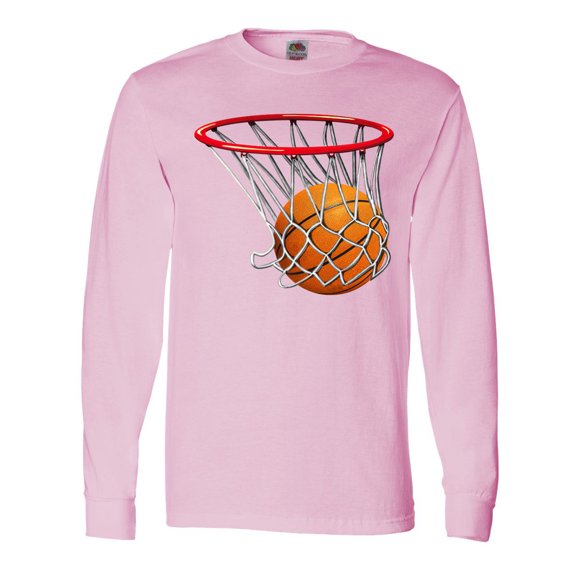 Inktastic Basketball Swish Long Sleeve T-Shirt