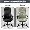 thumbnail image 4 of Xixirimido Cats and Books Print Office Chair Covers Computer Universal Stretchable Chair Covers Desk Chair Armrest Covers High Back Slipcovers for Rotating Chairs, Large, 4 of 6