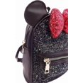 thumbnail image 2 of UBIUO Bowknot Glitter Mini Casual Daypack Cartoon Mouse Ears Backpack Glitter Daypack Travel Shoulder Bag Purse Small Black One Size, 2 of 4