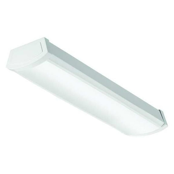 Lithonia Lighting LED Wraparound Fixture,2 ft L,1400 lm FMLWL 24 840