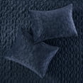 thumbnail image 6 of Madison Park Harper Full/Queen 3 Piece Velvet Quilt Set in Navy, 6 of 6