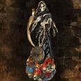 thumbnail image 2 of Imágenes Santa Muerte Tiempo (Negro), 2 of 5