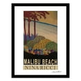 thumbnail image 2 of Vintage Fashion Malibu Beach Framed Print, 2 of 5