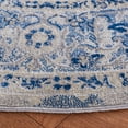thumbnail image 3 of SAFAVIEH Brentwood Emalee Oriental Area Rug, Blue/Ivory, 6'7" x 6'7" Round, 3 of 11