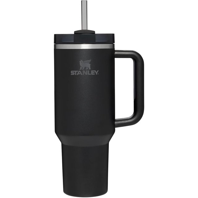 Stanley Quencher H2.0 FlowState Vaso aislado al vacío de acero inoxidable con tapa y pajita para agua, té helado o café, batidos y más