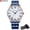 Rose, variant on CURREN New Luxury Brand Mens Watches Casual Business Quartz Wristwatches with Roman Numbers Simple Style Stainless Steel Clock
