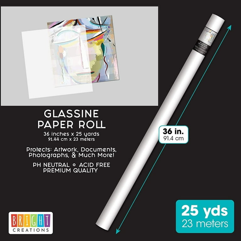 Buy Glassine Paper Sheets for Artwork, Crafts, Baked Goods (12 in