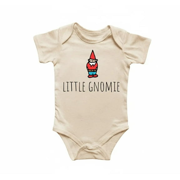 Gnome Garden Newborn Baby Bodysuit