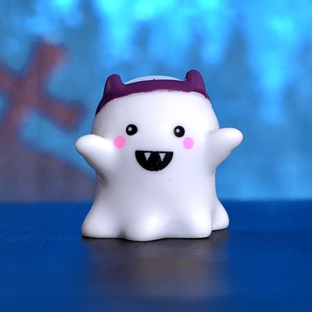 Halloween Witch Hat Ghost Miniature Figurine Resin Micro Landscape Ornament Toy C