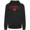 thumbnail image 2 of Men's Levelwear Black Calgary Flames Podium Carve Pullover Hoodie, 2 of 3