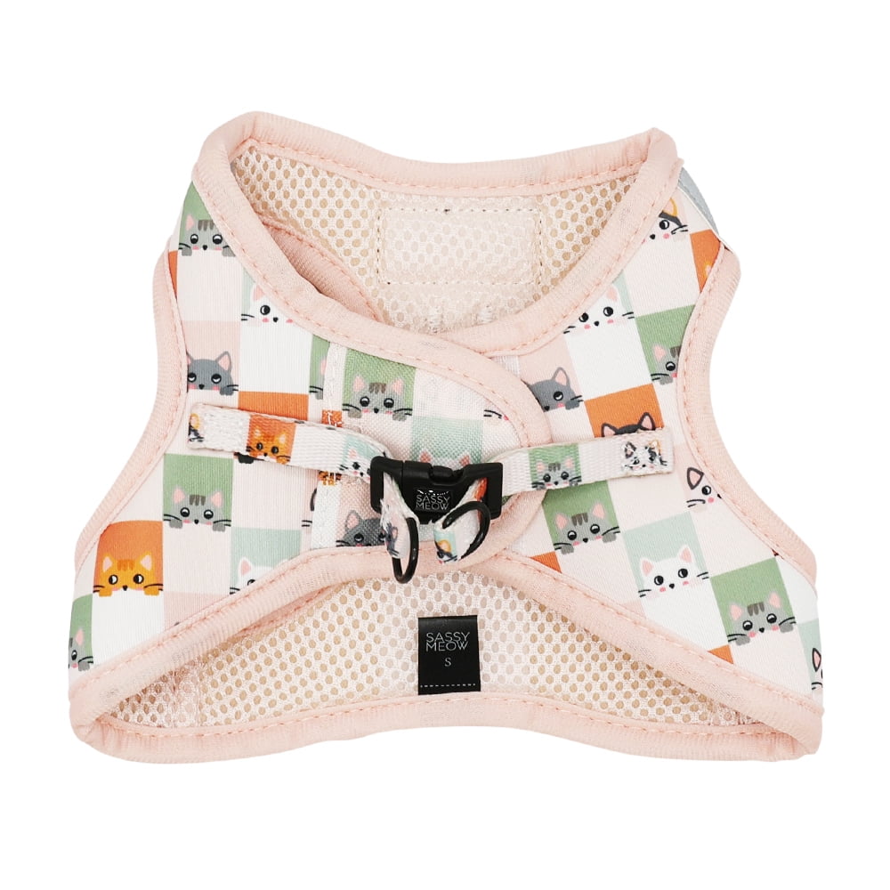 Sassy Meow Cat Step-In Harness Extra Small - Smitten Kittens
