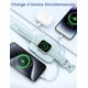 thumbnail image 4 of Power Bank RORRY Azul 5000mAh con Cables Integrados para Celular y Apple Watch, 4 of 6