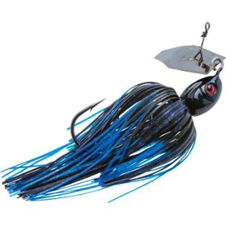 UPC: 0879020006718 | Project Z Man Chatterbait Skirted Bladed Swim Jig Lure 1/2oz Black/Blue