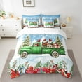 thumbnail image 4 of Feelyou 3D Santa Claus Twin Bedding Sets 7-Piece, Kawaii Gnome Bedding Comforter Set, Dreamy Winter Christmas Reversible Sheet Sets, Super Cozy Room Decor, 4 of 8