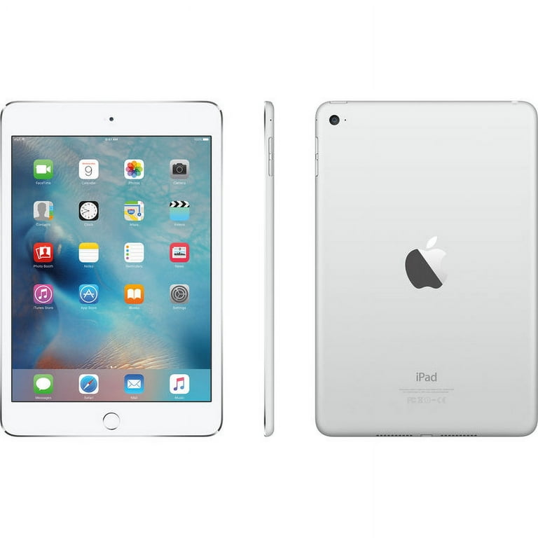 Restored Apple iPad Mini 4 64GB Silver Wi-Fi MK9H2LL/A