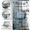 thumbnail image 4 of 4Pcs Bathroom Shower Curtain Sets with Rugs,Navy Blue and White Motivational Home Family Bathroom Sets with Shower Curtain and Rugs and Accessories, 4 of 7