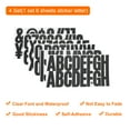 thumbnail image 3 of Uxcell 408 Pieces Vinyl Letter Stickers, 24 Sheets 2.5 Inch White Self-Adhesive Cute Alphabet Stickers for DIY Craft, 3 of 5