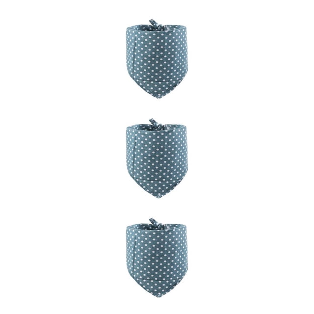 Methold Bufanda de baba para mascotas, 4 estaciones, cálido, adorable, lavable, Triangular, accesorios de toalla para cuello de 25-45cm, azul Type1 NO1