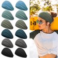 thumbnail image 1 of Diademas de sudor Z-CHARMMY para mujer, extra anchas, 12 piezas, 1 of 9