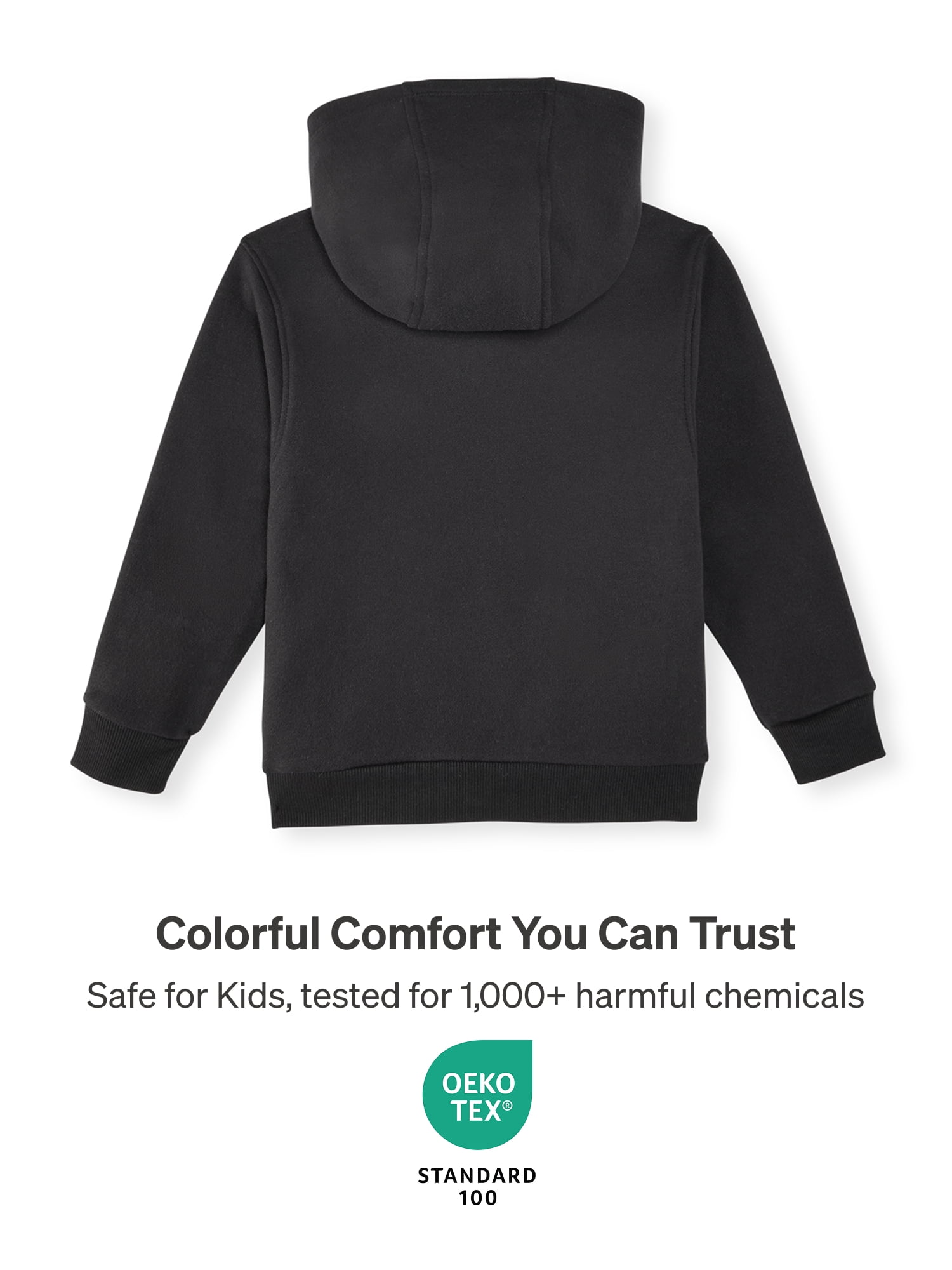 Color Mix by Garanimals Kids Fleece Hoodie, Sizes 6–16