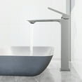thumbnail image 3 of VIGO Dunn Single Handle Single Hole Bathroom Vessel Faucet in Brushed Nickel, 3 of 13