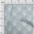 thumbnail image 1 of oneOone Polyester Lycra Grayish Blue Fabric Floral Mandala Sewing Fabric By The Yard Printed Diy Clothing Sewing Supplies 56 Inch Wide, 1 of 4