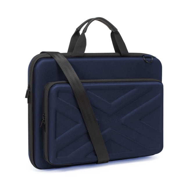 Funda rígida para portátil MOSISO de 15 a 15,6 pulgadas, color azul marino