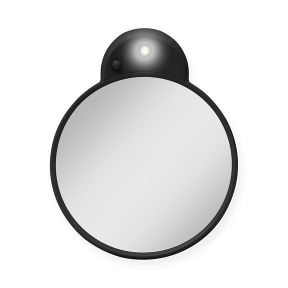 Zadro LED Compact Mirrors w/ Magnification & Retractable Suction Cups