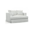 thumbnail image 4 of Oversized Chair And A Half Slipcovered, Comfortable Armchair with Throw Pillows, Washable Fabric, Living Room Accent Chair, 4 of 8