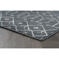 thumbnail image 5 of Madison Transitional 2' x 3' Dark Gray and Cream Polypropylene Indoor Area Rug, 5 of 9