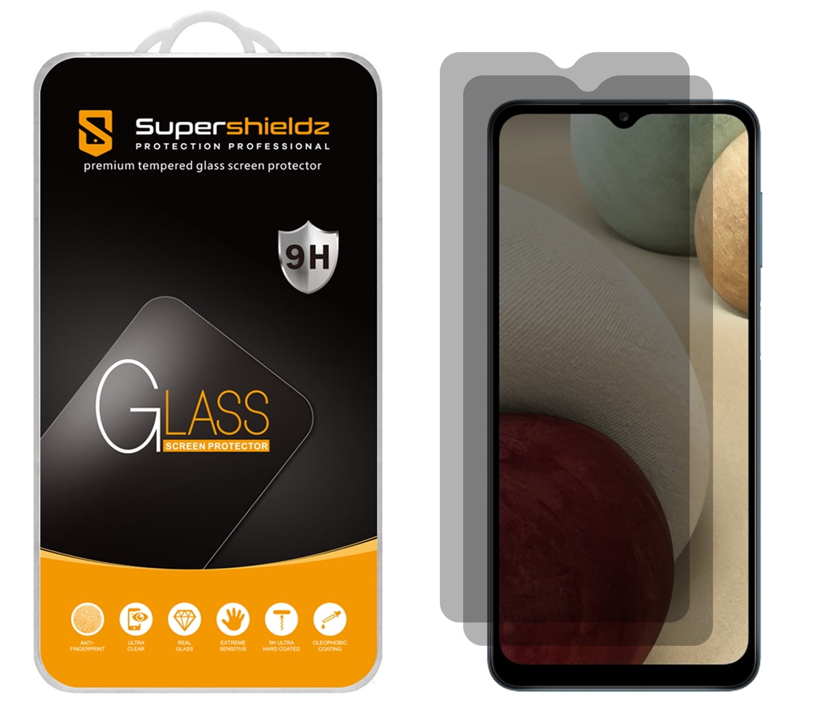 Camera Lens Protector and Anbzsign Samsung Galaxy A13 5G with Anti-Spy 9H Hardness Tempered Glass 2 Pack 2 Pack Privacy Screen Protector 