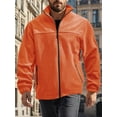 thumbnail image 6 of Alivor Men's Fleece Lined Woolen Zippered Long-Sleeved Padded Collar Winter Pullover S-3XL, 6 of 6