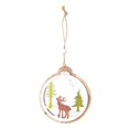 thumbnail image 1 of Gibobby Adornos navideños Colgante de árbol de Navidad ahuecado de Colgante de doble capa Navidad(F), 1 of 4