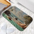 thumbnail image 6 of 1pc Beach Picnic Absorbent Non-Slip Bathroom Thickened Flannel Rug Decor,Soft,Quick Drying,Suitable For Indoor/outdoor Use,Bathrooms,Bedrooms,Kitchens,Terrace,Laundry Rooms,16"x24", 6 of 9