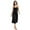 Black, variant on Kaemgyyd Women's Satin Nightgown Silk Sleeveless Spaghetti Strap Long Loungewear V Neck Loose Maxi Sleep Dress