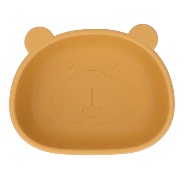Cuenco de Comida para bebé Cuenco de Silicona Cuenco de Silicona con Forma de Panda de Dibujos Animados para Niño Pequeño con Ventosa para Aperitivos y Frutas ANGGREK Otros