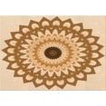 thumbnail image 1 of Ahgly Company Machine Washable Indoor Rectangle Transitional Pastel Orange Area Rugs, 5' x 7', 1 of 7