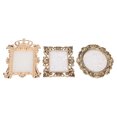 thumbnail image 1 of Resin Nail Art Palette, Gold Copper Color Display Cosmetic Multi Functional Mixing Nail Art Palette 3pcs  For Beauty Salon, 1 of 8