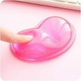 thumbnail image 3 of Xiao Hua Almohadilla protectora de silicona, translúcida, ergonómica, almohadilla para ratón, almohada de mano, alivia eficazmente la fatiga de la muñeca (rosa y amarillo), 3 of 3