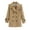 Khaki, variant on Girls Double Breasted Trench Coat Kids Long Peacoat Girls Trench Coat