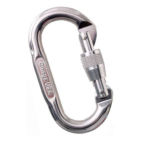 UPC 821273405046 product image for Omega Pacific ISO Cold Forged Standard Oval Locking Carabiner | upcitemdb.com