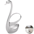 thumbnail image 2 of 7 Pcs Swan Appetizer Forks Set, 304 Stainless Steel Dessert Forks Spoons with Swan Base Holder, Elegant Flatware for Party Table Decoration, 2 of 7