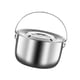 thumbnail image 4 of Olla para cocinar, olla multiusos para sopa, olla para estofado, olla de acero inoxidable para acampar 4.0L, 4 of 9