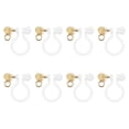 thumbnail image 1 of EeaseCA 8PCS U Shaped Ear Clips Ear Stud Ear Clip Converter Earring DIY Accessories, 1 of 7